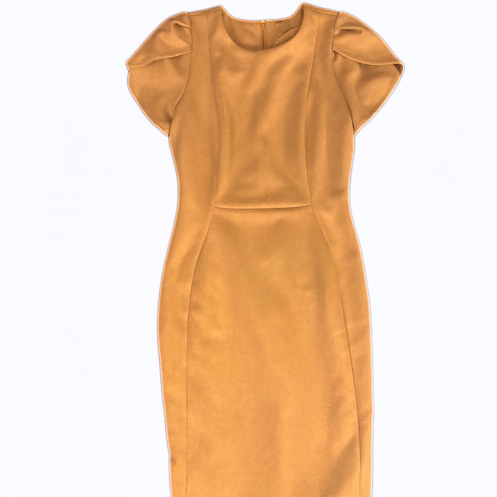 Beige Suede Calvin Klein Dress Size 2